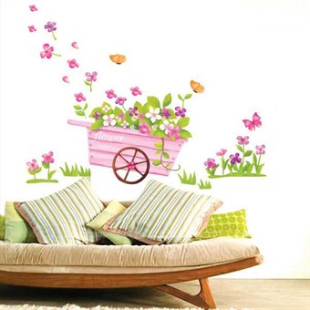 TipTop Wall Stickers (Hand Barrow & Flower)