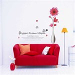 TipTop Wall Stickers (Elegant Flower in the Vase)