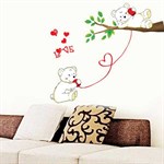 TipTop Wall Stickers (Cute Bear)