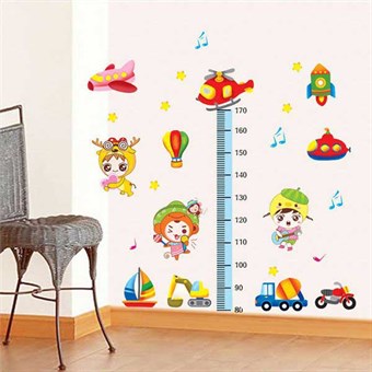 TipTop Wall Stickers (Cartoon Height Chart)