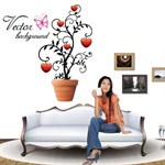 TipTop Wall Stickers (Pot Plants)
