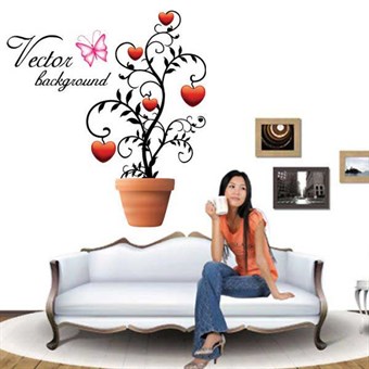 TipTop Wall Stickers (Pot Plants)