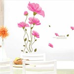 TipTop Wall Stickers (Preeyt Pink Flower)