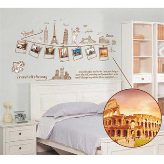 TipTop Wallstickers Famous Building Pattern