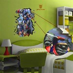 TipTop Wallstickers Cartoon Transformers Pattern