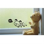 TipTop Wallstickers Cute Dog Pattern Switch Sticker