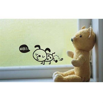 TipTop Wallstickers Cute Dog Pattern Switch Sticker