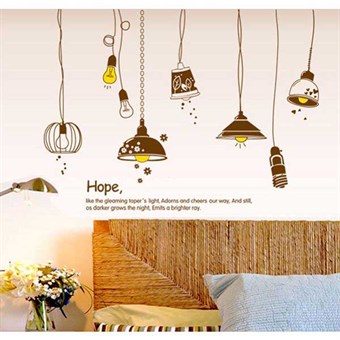 TipTop Wallstickers Cool Cartoon Light Pattern