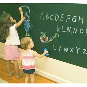 TipTop Wallstickers Green Wipe Children Blackboard