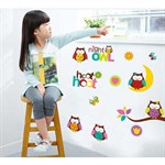 TipTop Wallstickers Cute Owls Pattern