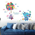 TipTop Wallstickers Lovely Elephants Pattern