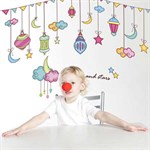 TipTop Wallstickers Cartoon Stars Pattern