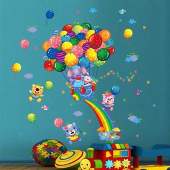TipTop Wallstickers Colorful Balloons Pattern