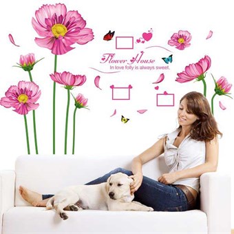 TipTop Wallstickers Flower House Pattern
