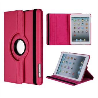 Denmark\'s Cheapest 360 Rotating Cover for iPad Mini 1 / iPad Mini 2 / iPad Mini 3 (Magenta)