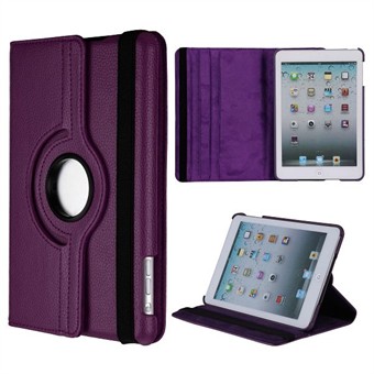 Denmark\'s Cheapest 360 Rotating Cover for iPad 2 / iPad 3 / iPad 4 - (Purple)