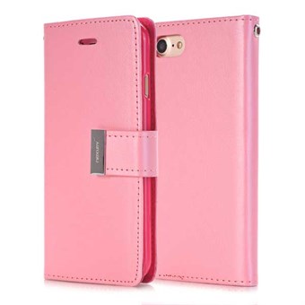 Mercury Leather Case for iPhone 7 / iPhone 8 - Pink