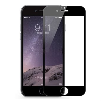 Anti-explosion iPhone 7 Plus / iPhone 8 Plus solid hardened glass M. black edges