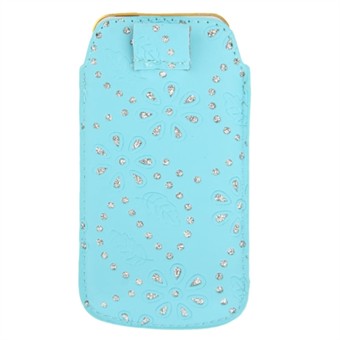 Pull Tab Case - Baby Blue (bling edition)