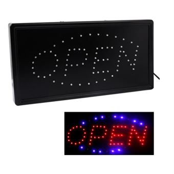 Sign with light - Open & Close