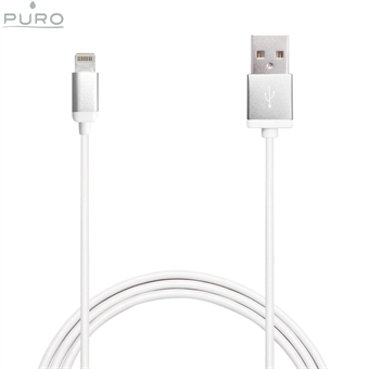 Lightning Cable 1 m - From Puro (silver)