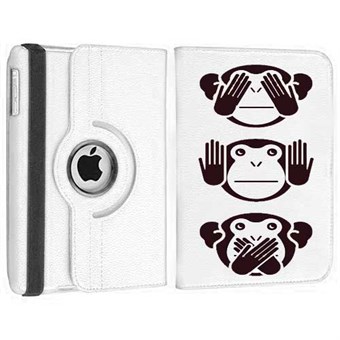 TipTop Rotating iPad Case - Three Monkeys
