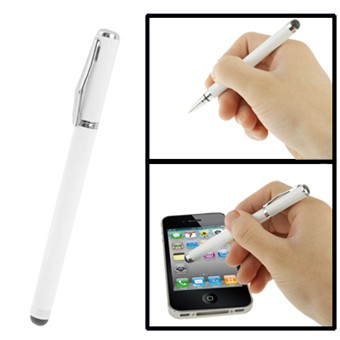 Two in One - Touch & Ball Pen (white)