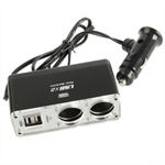 2 x USB & cigarette lighter