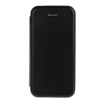 Trendy leather look case for iPhone 5 / 5S / SE - Black