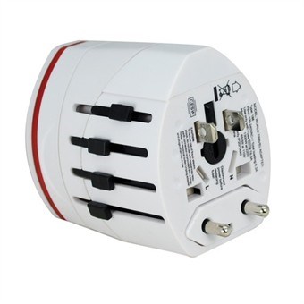World Travel Power Adapter / Converter with Dual USB Port / US-UK-AU-EU