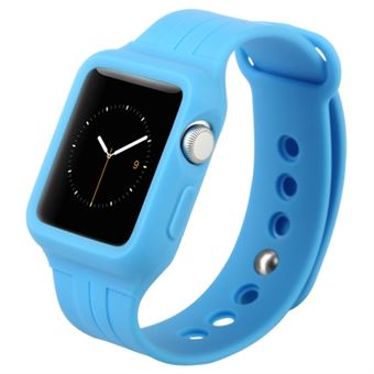 Baseus TPU / Silicone Watch Strap Apple Watch Sport 38 mm - Blue
