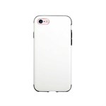 Imitation Leather Cover for iPhone 7 / iPhone 8 - White