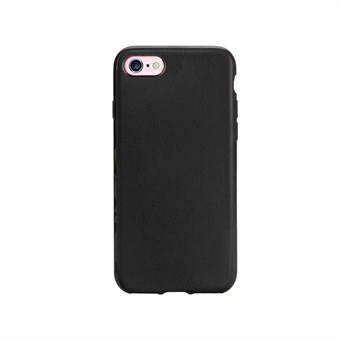 Imitation Leather Cover for iPhone 7 / iPhone 8 - Black