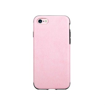 Imitation Leather Cover for iPhone 7 / iPhone 8 - Pink
