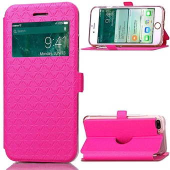 Trendy Window Case for iPhone 7 Plus / iPhone 8 Plus - Pink