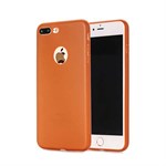 Slim protection Cover for iPhone 7 Plus / iPhone 8 Plus - Brown Orange