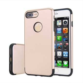 Hard Box Cover for iPhone 7 Plus / iPhone 8 Plus - Golden