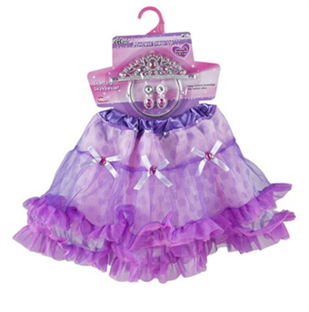 Skirt and Jewelry set purple