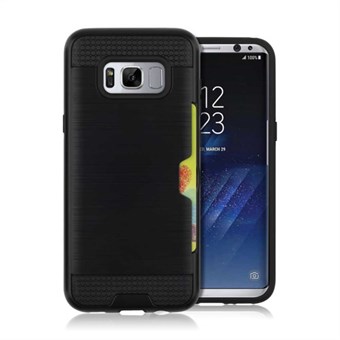Cool slide cover in TPU and plastic for Samsung Galaxy S8 - Black