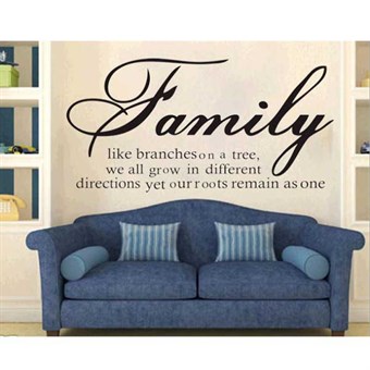 TipTop Wallstickers Family like branches on a tree