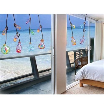 TipTop Wallstickers Romantic Drift Bottles Pattern