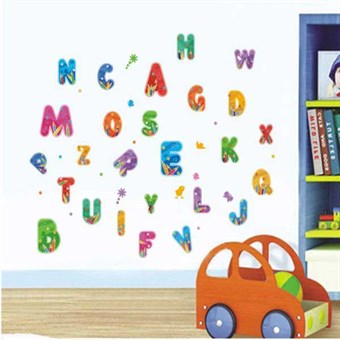 TipTop Wallstickers English Letters Kids Home Decorations