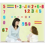 TipTop Wallstickers Colorized Cartoon Numbers Design Removable