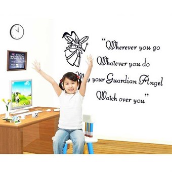 TipTop Wallstickers Cute Cartoon English Letters Pattern