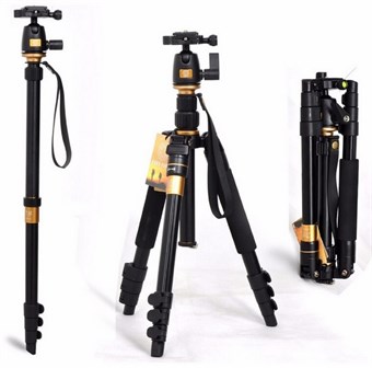 Tripod with Ball Head and Monopod for Camera / 141 cm