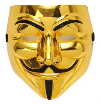 V for Vendetta Mask (Golden Edition)