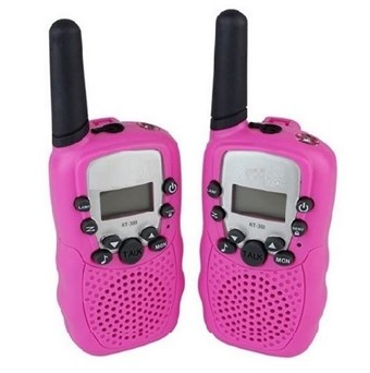 Walkie Talkie range 2.5 km (2 pcs) - Pink