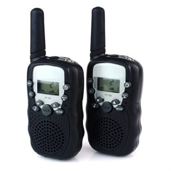 Walkie Talkie range 2.5 km (2 pieces) - Black