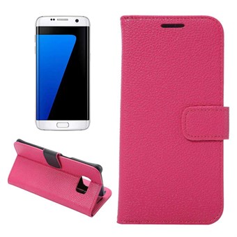 Magnet Case Galaxy S7 Edge Case (Rose Red)