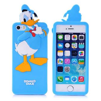 3D Silicone Donald Duck Cover - 5 / 5S / SE